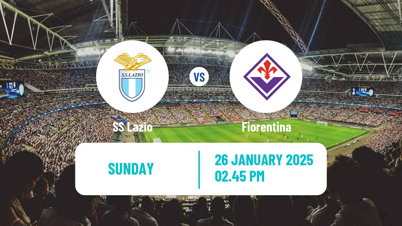 Soccer Italian Serie A Lazio - Fiorentina