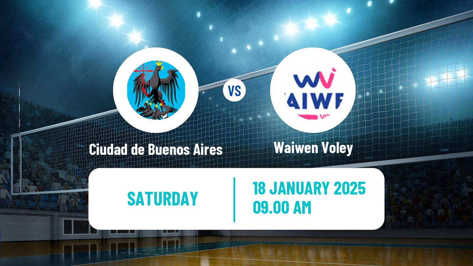 Volleyball Argentinian LVA Volleyball Ciudad de Buenos Aires - Waiwen