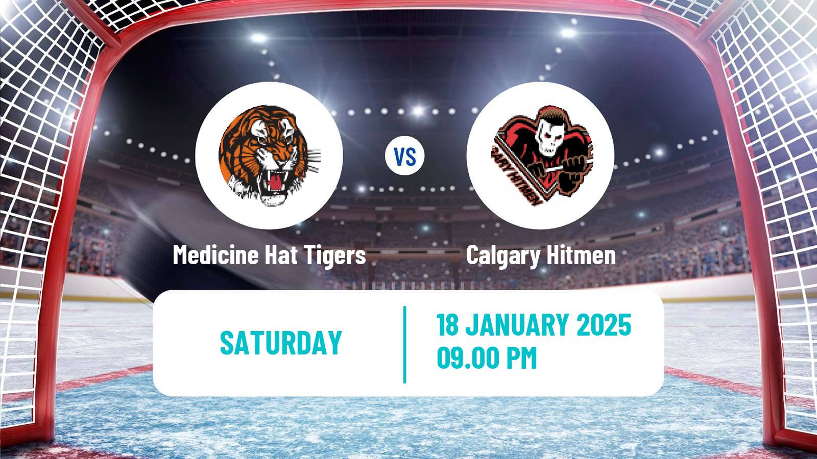 Hockey WHL Medicine Hat Tigers - Calgary Hitmen