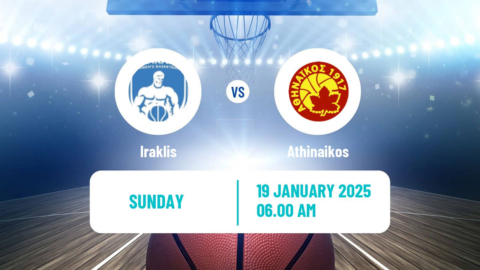 Basketball Greek Basket League A1 Women Iraklis - Athinaikos