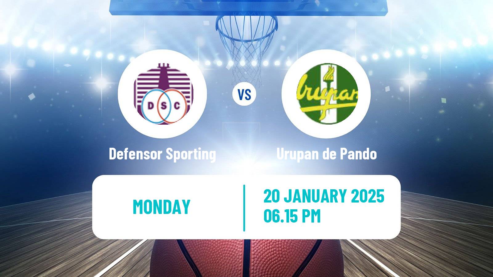 Basketball Uruguayan Liga Basketball Defensor Sporting - Urupan de Pando