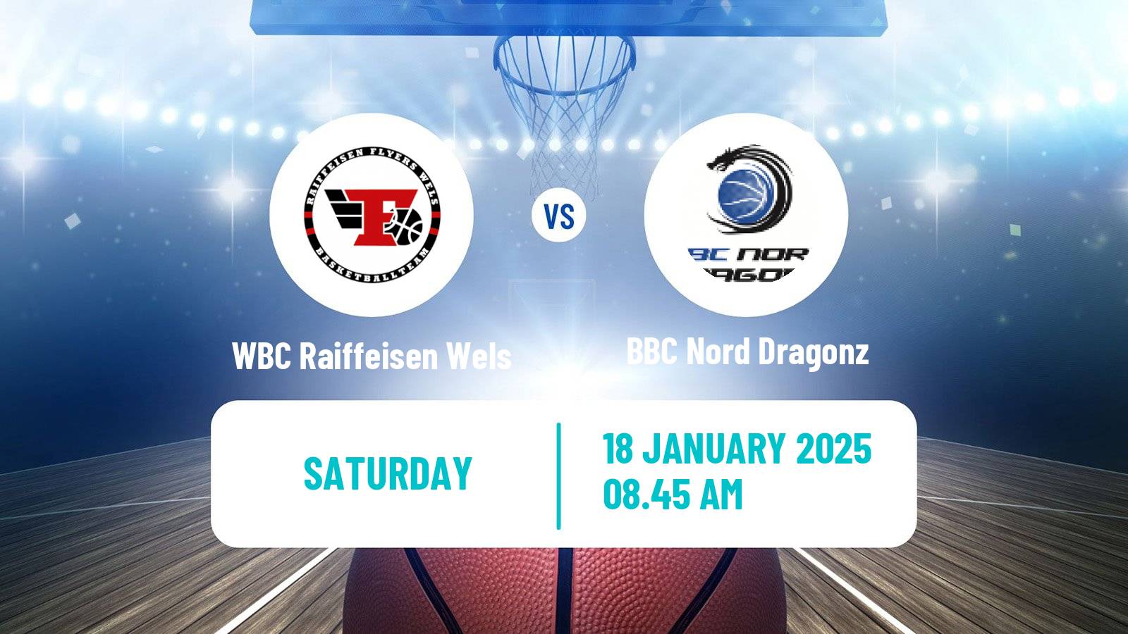 Basketball Austrian Cup Basketball WBC Raiffeisen Wels - BBC Nord Dragonz