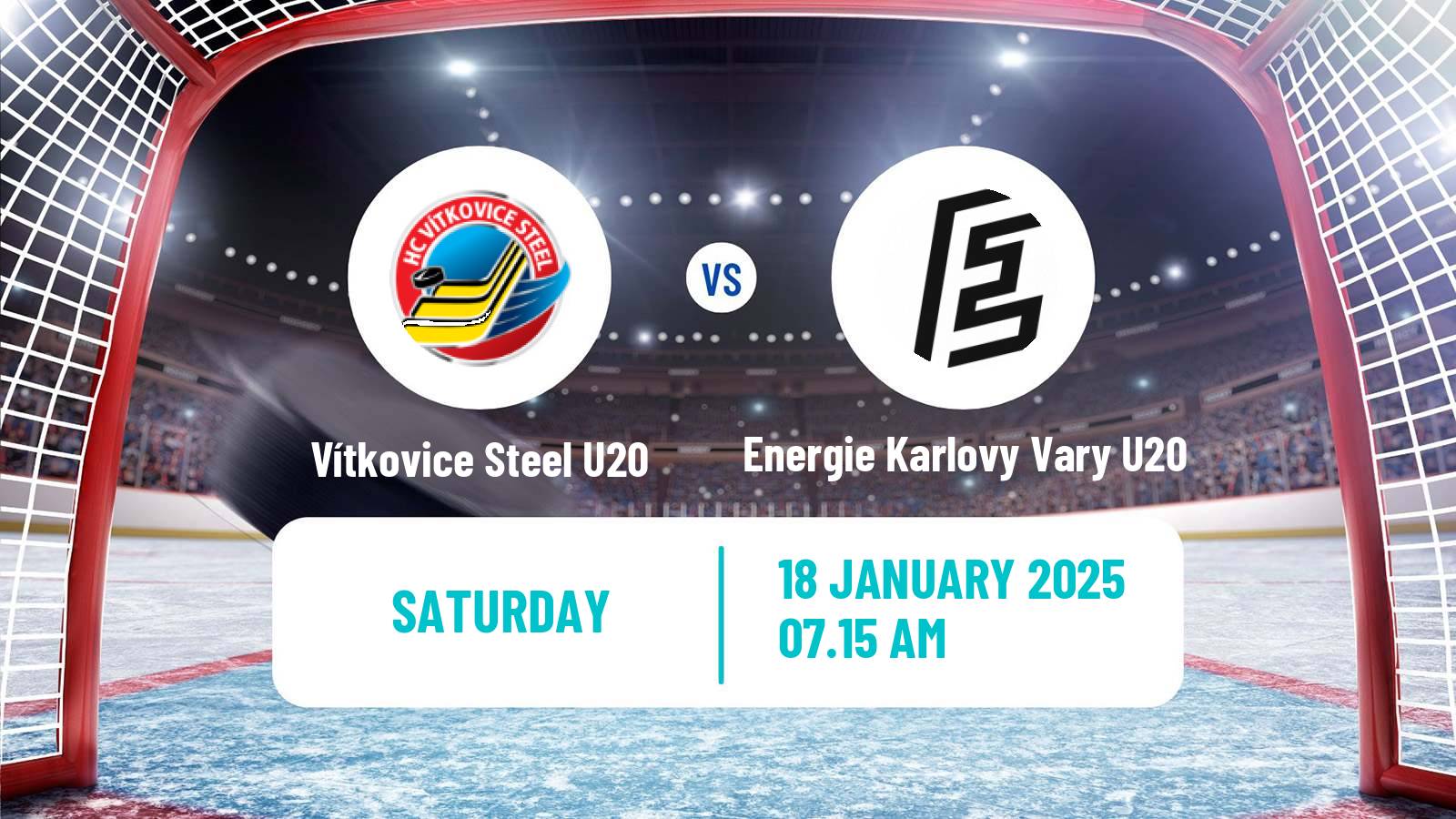 Hockey Czech ELJ Vítkovice Steel U20 - Energie Karlovy Vary U20