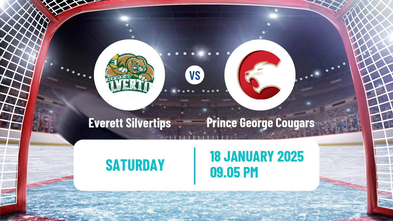 Hockey WHL Everett Silvertips - Prince George Cougars