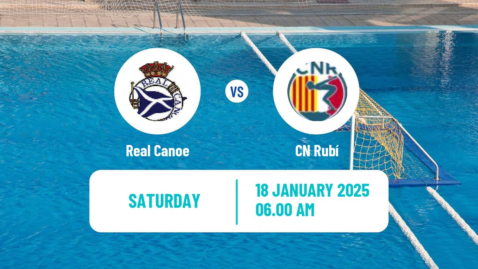 Water polo Spanish Liga Premaat Real Canoe - Rubí