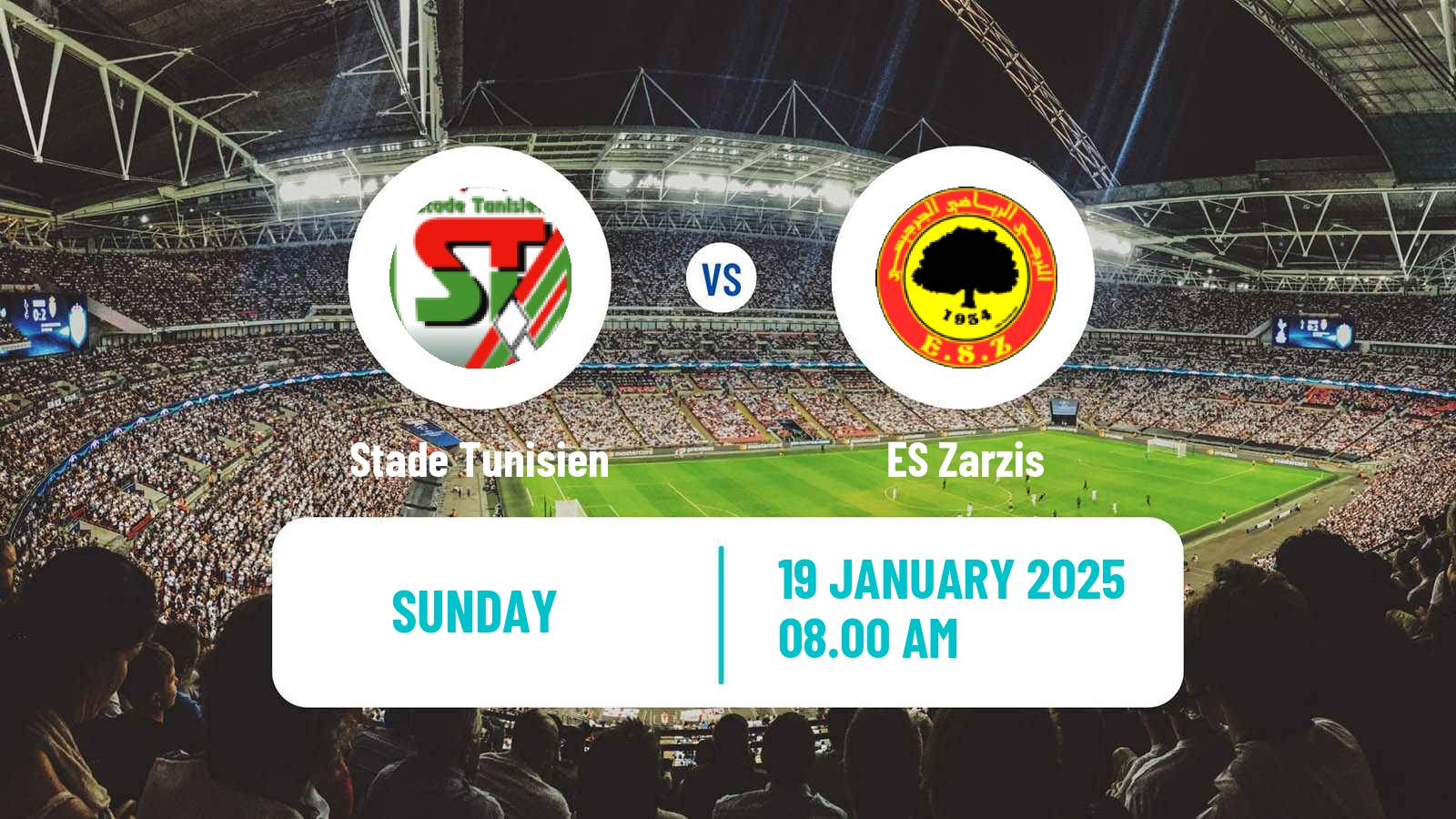 Soccer Tunisian Ligue Professionnelle 1 Stade Tunisien - Zarzis