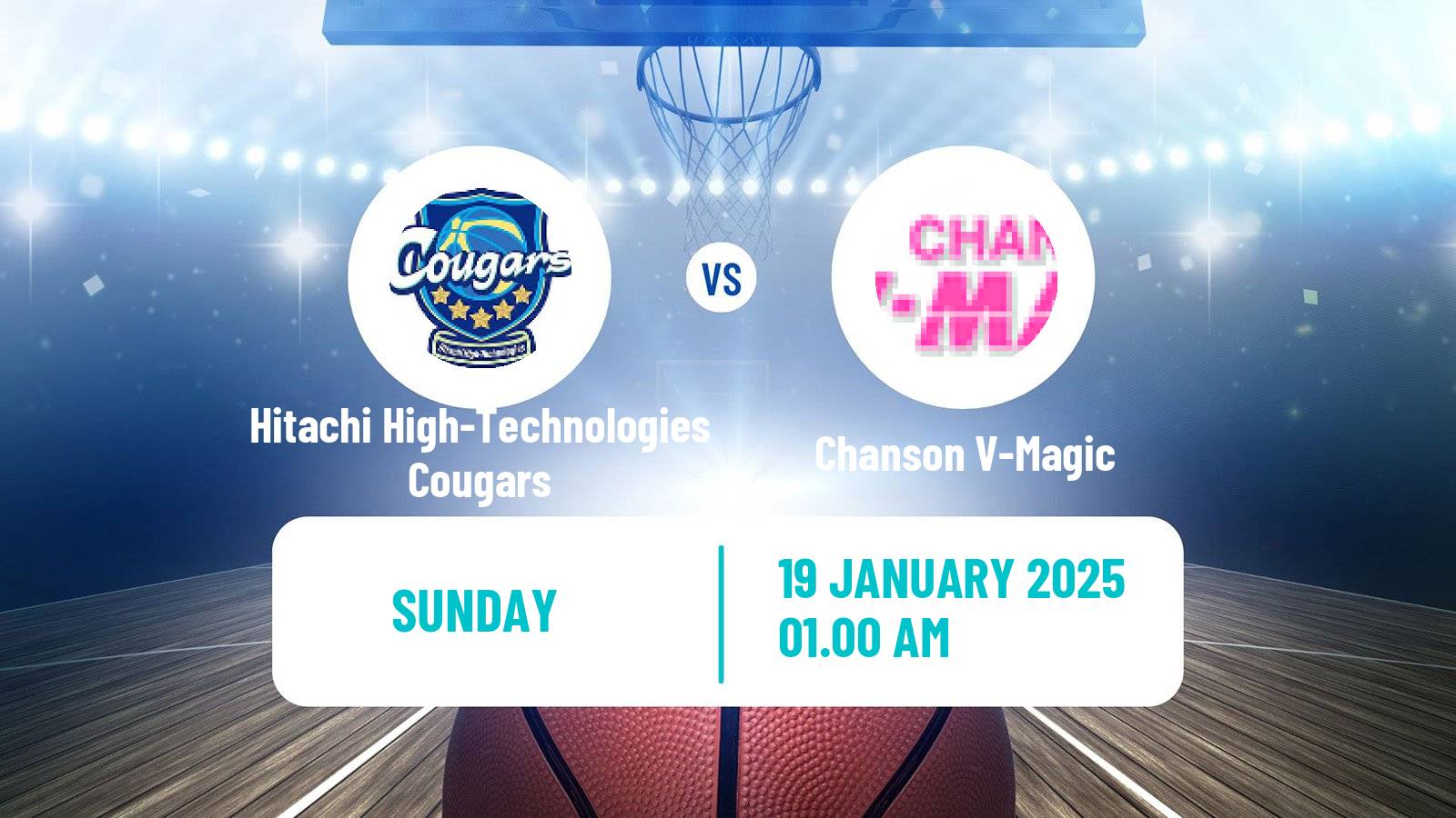 Basketball Japan W League Basketball Hitachi High-Technologies Cougars - Chanson V-Magic