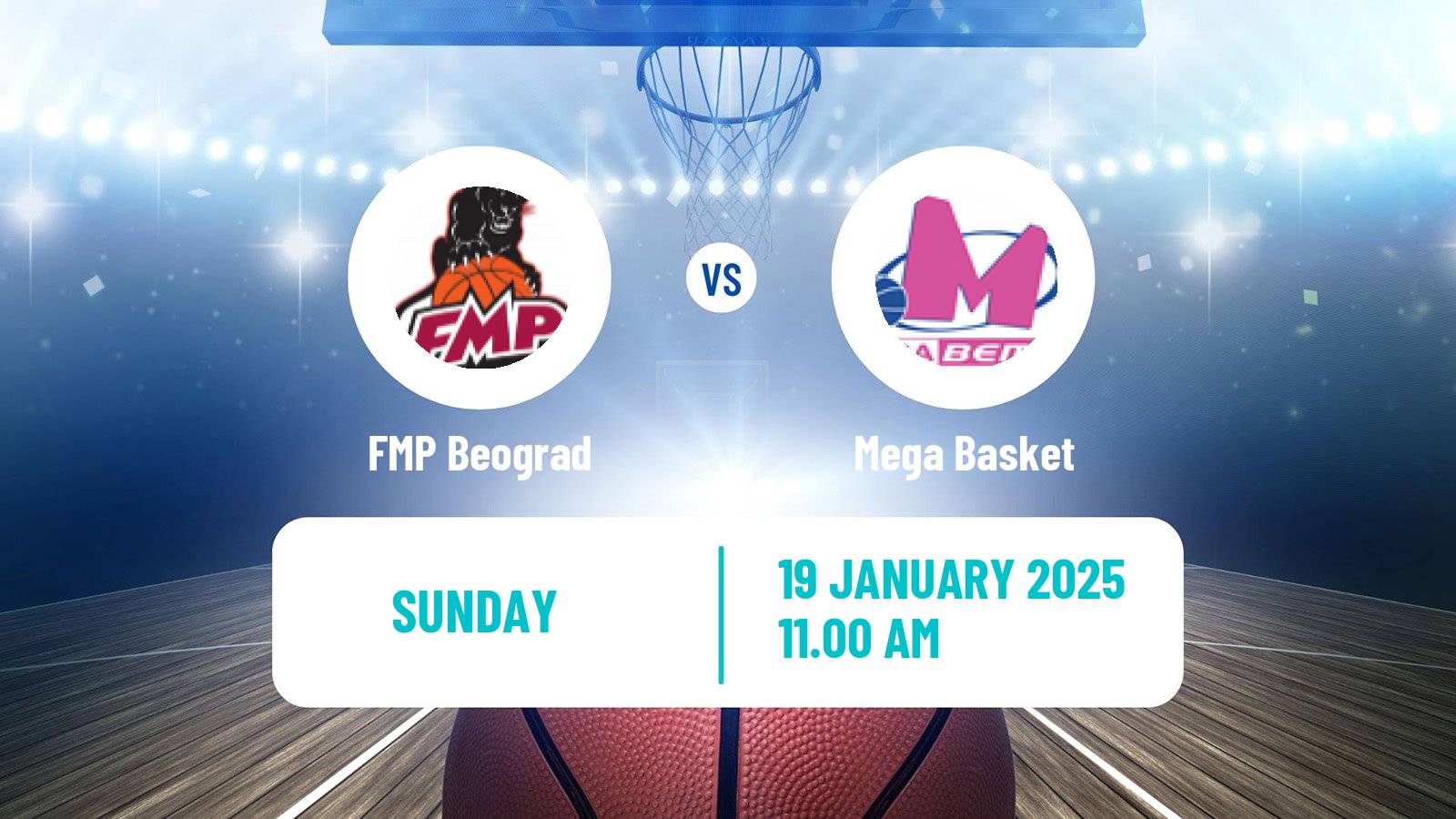 Basketball Adriatic League FMP Beograd - Mega Basket