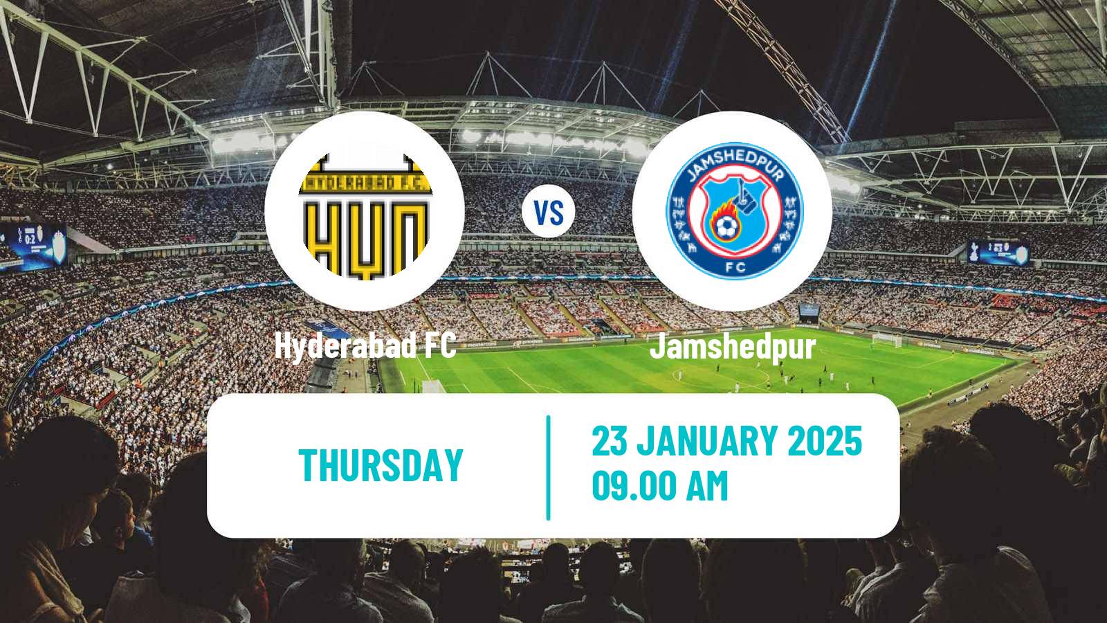 Soccer Indian ISL Hyderabad - Jamshedpur