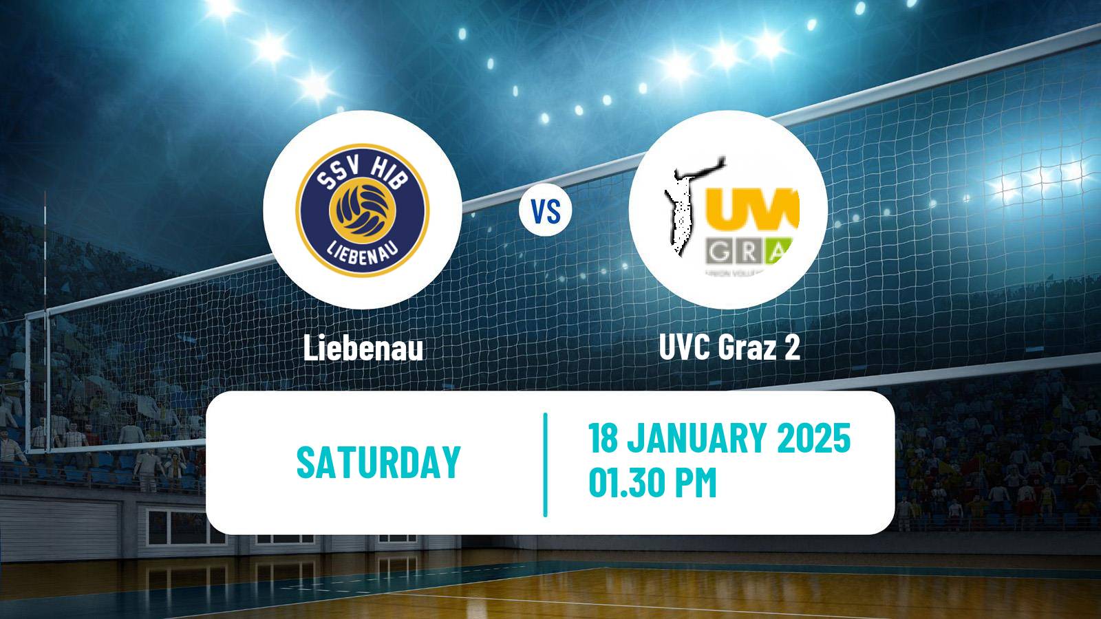 Volleyball Austrian 2 Bundesliga Volleyball Liebenau - UVC Graz 2