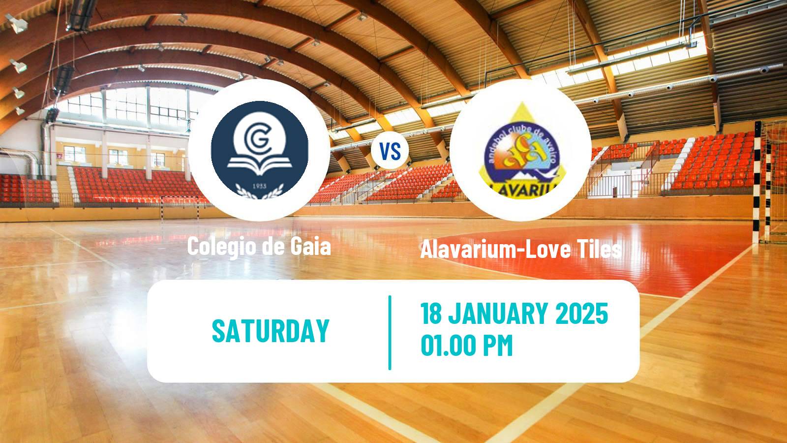 Handball Portuguese 1a Divisao Handball Women Colegio de Gaia - Alavarium-Love Tiles