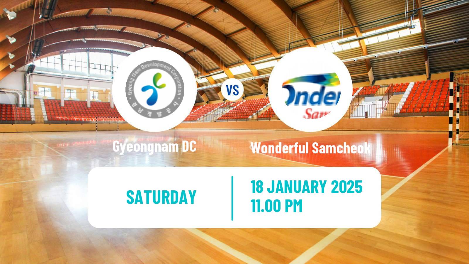 Handball South Korean 1st League Handball Women Gyeongnam DC - Wonderful Samcheok