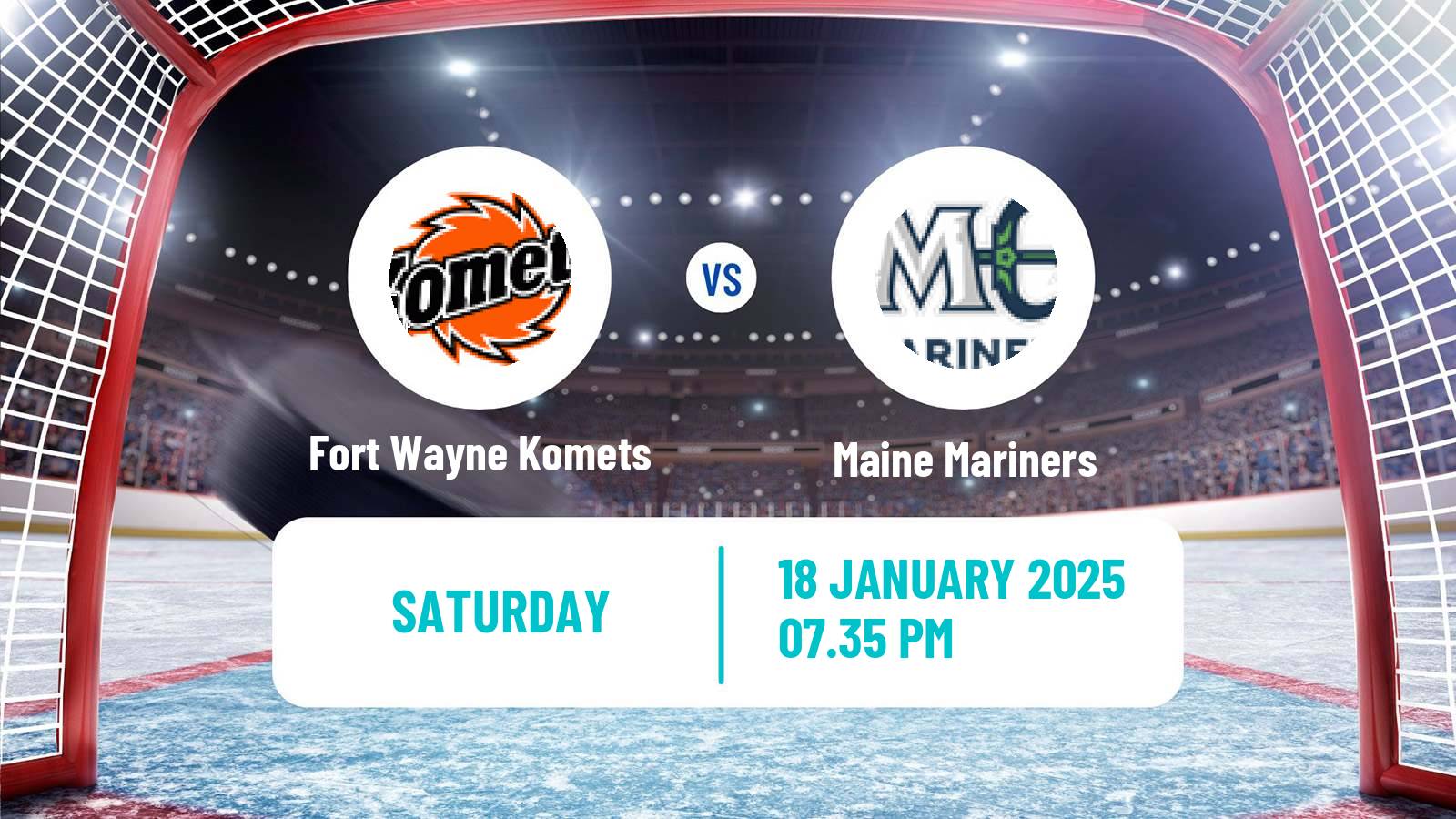 Hockey ECHL Fort Wayne Komets - Maine Mariners