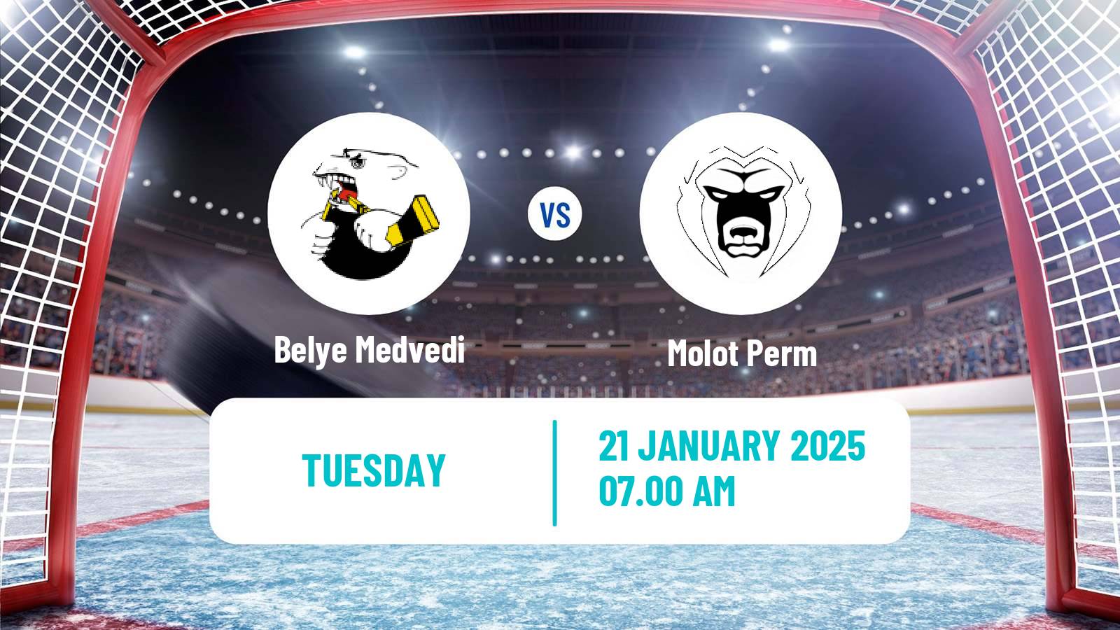 Hockey MHL Belye Medvedi - Molot Perm