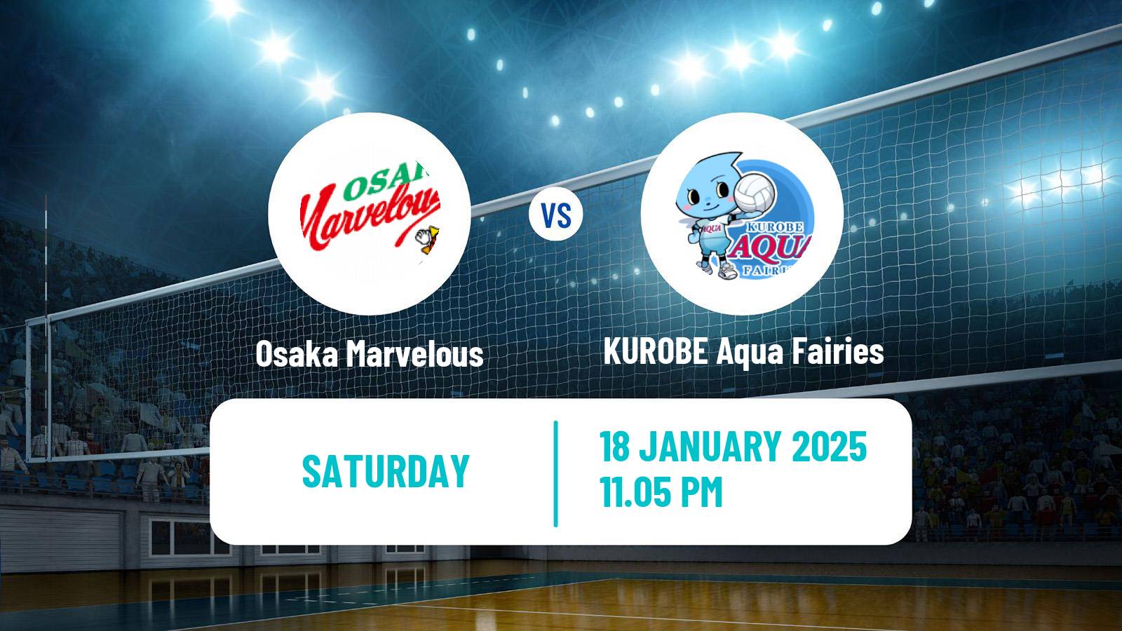 Volleyball Japan V Premier League Women Osaka Marvelous - KUROBE Aqua Fairies