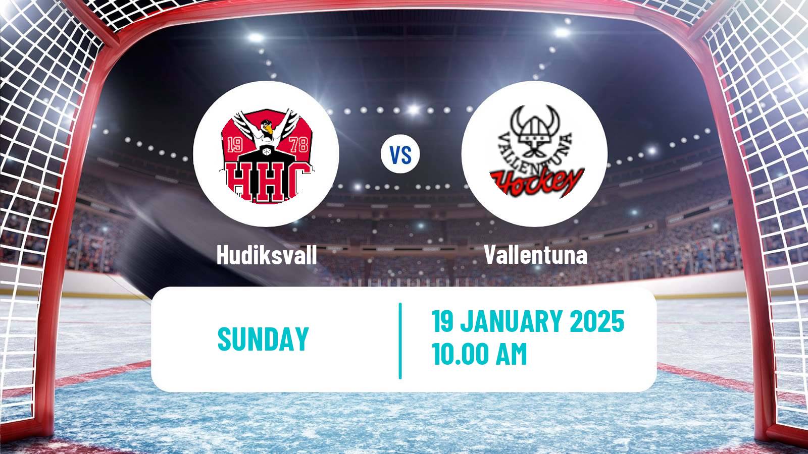 Hockey Swedish Hockey AllEttan Norra Hudiksvall - Vallentuna