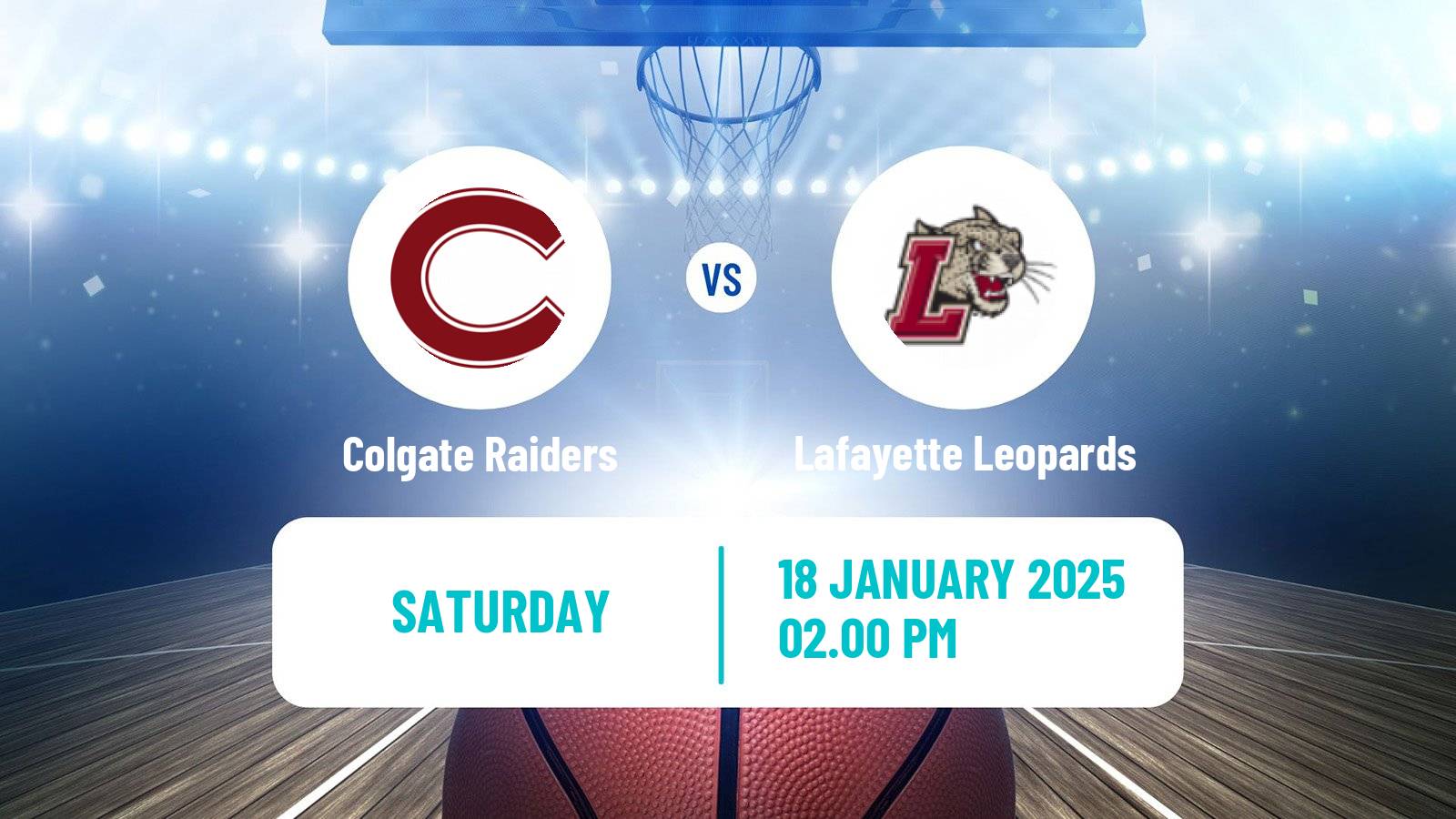 Basketball NCAA College Basketball Women Colgate Raiders - Lafayette Leopards