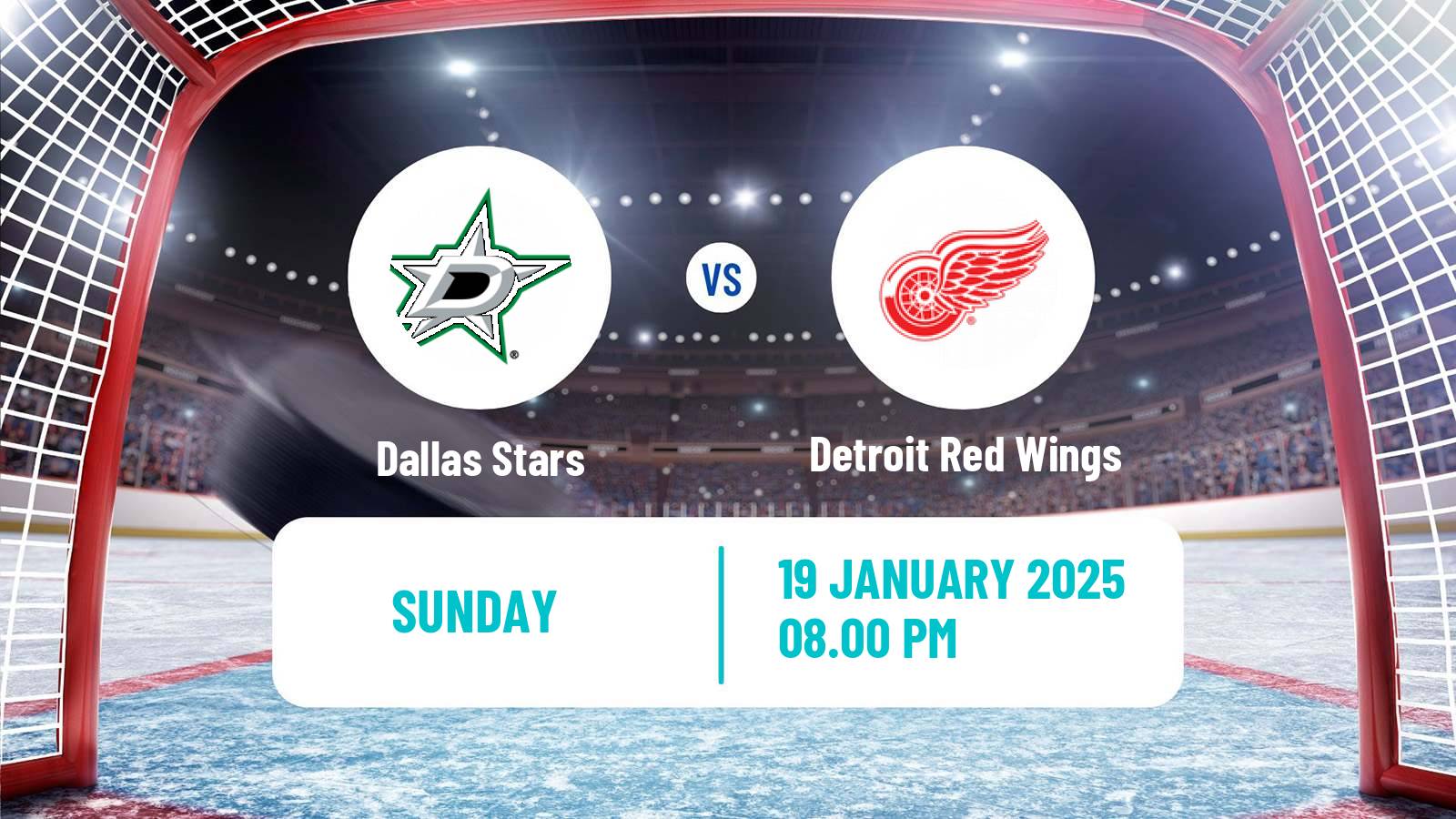 Hockey NHL Dallas Stars - Detroit Red Wings