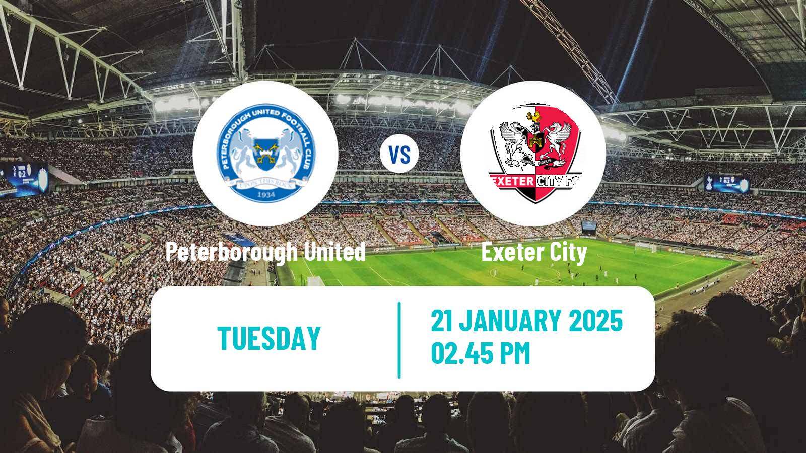 Soccer English League One Peterborough United - Exeter City