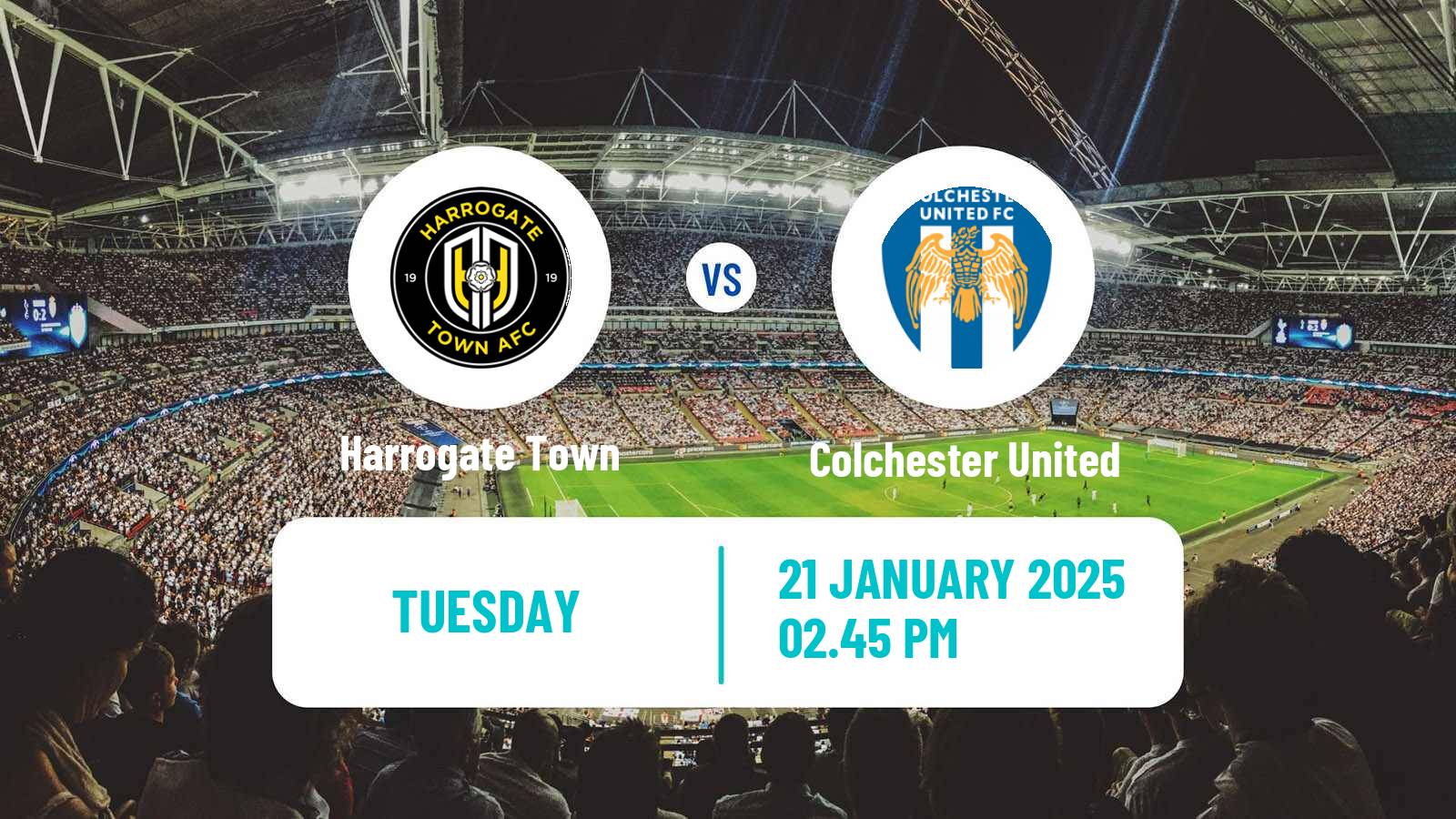 Soccer English League Two Harrogate Town - Colchester United