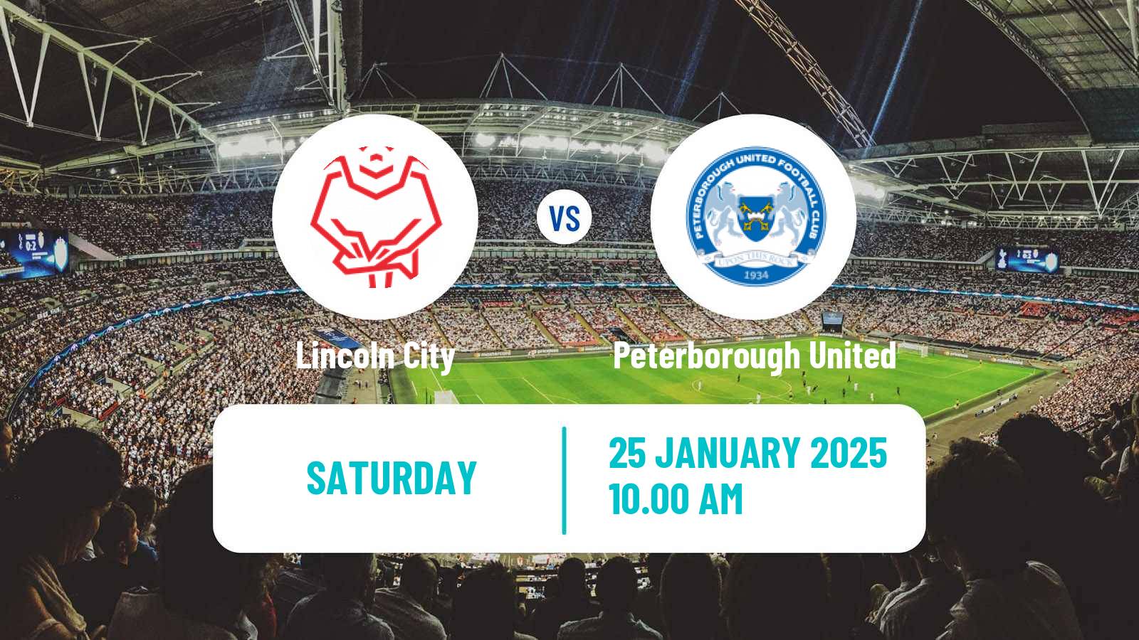 Soccer English League One Lincoln City - Peterborough United