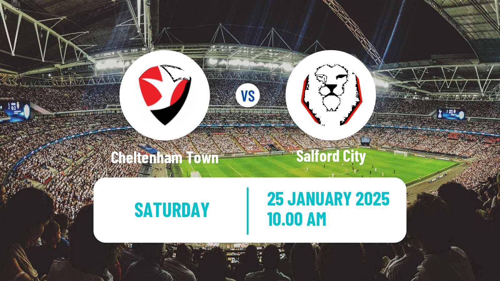 Soccer English League Two Cheltenham Town - Salford City