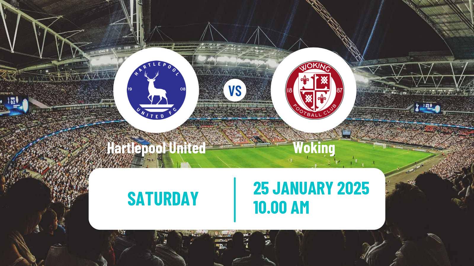 Soccer English National League Hartlepool United - Woking