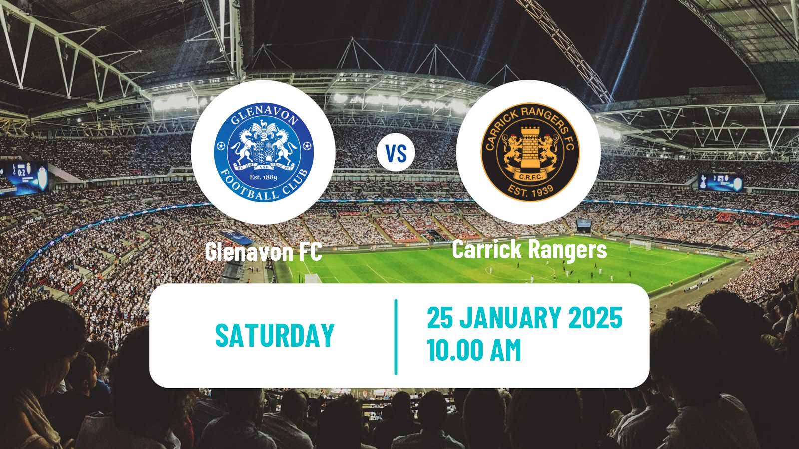 Soccer Northern Irish Premiership Glenavon - Carrick Rangers