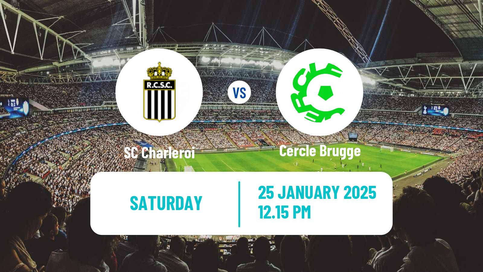 Soccer Belgian Jupiler Pro League Charleroi - Cercle Brugge