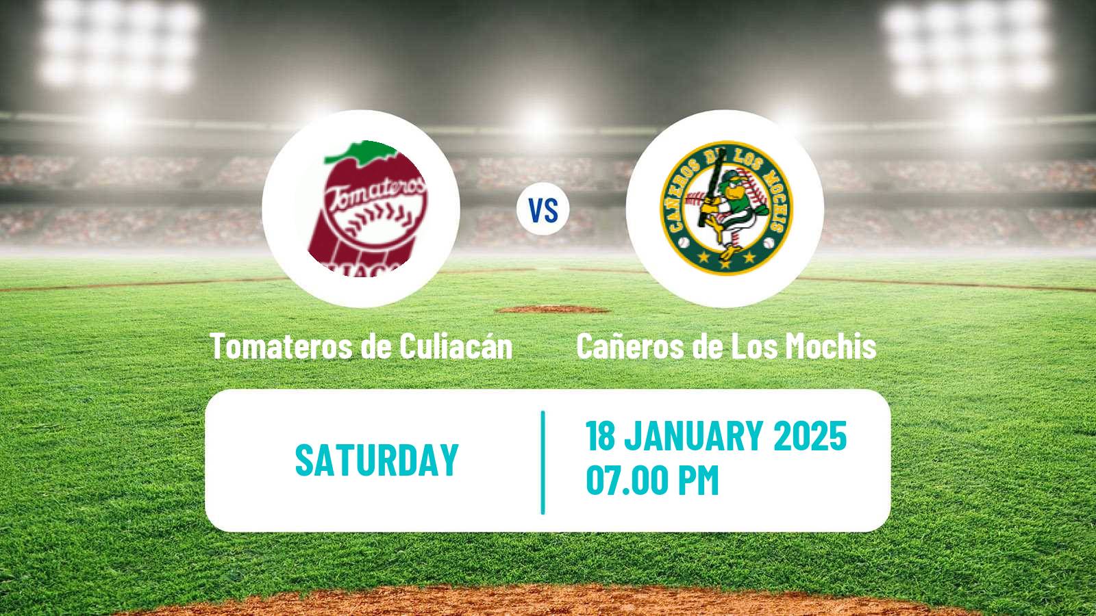 Baseball LMP Tomateros de Culiacán - Cañeros de Los Mochis