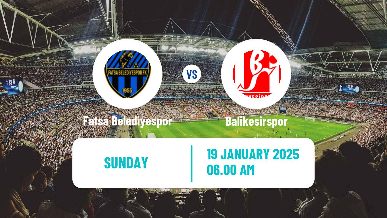 Soccer Turkish 3 Lig Group 2 Fatsa Belediyespor - Balikesirspor