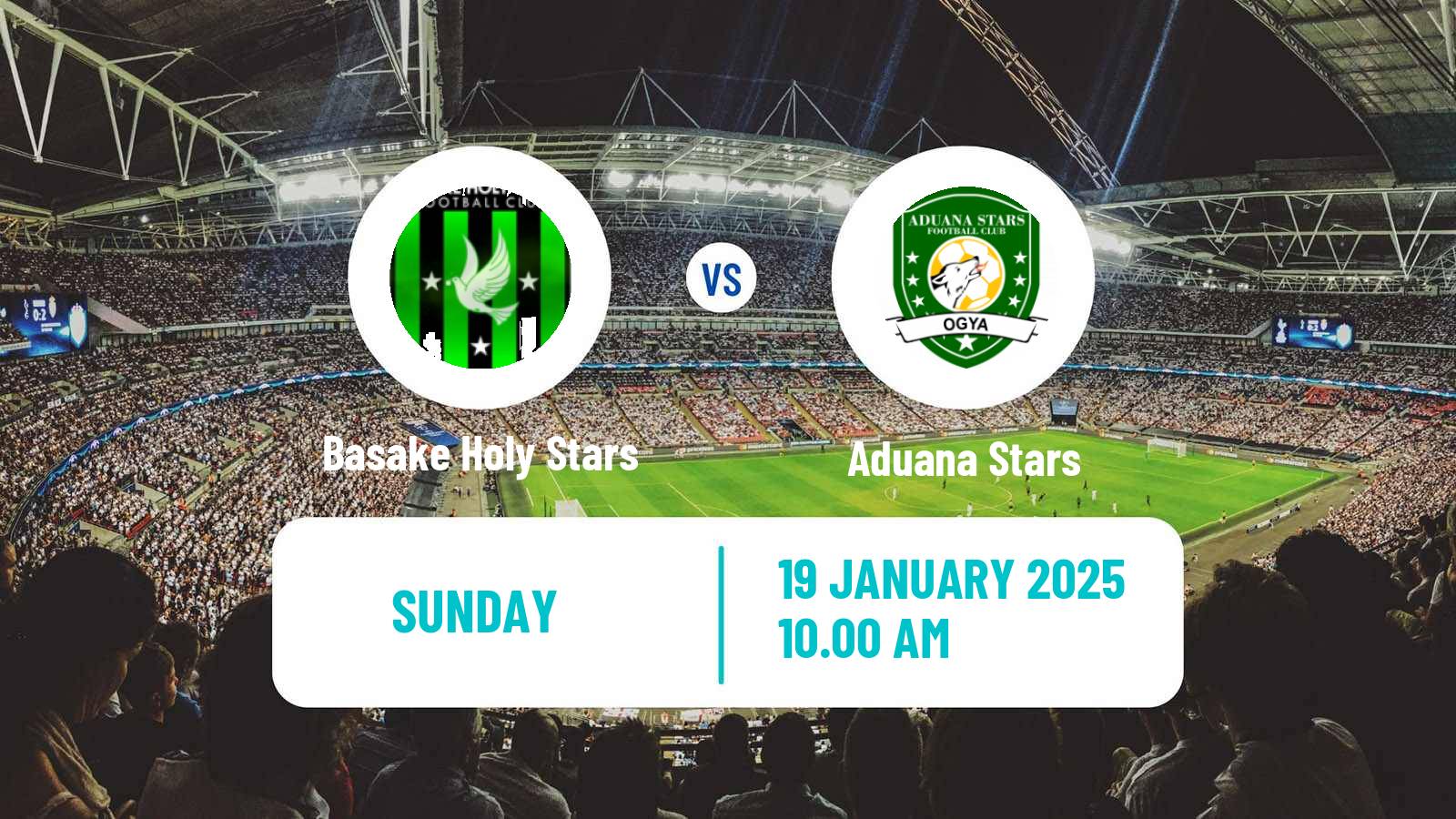 Soccer Ghanaian Premier League Basake Holy Stars - Aduana Stars