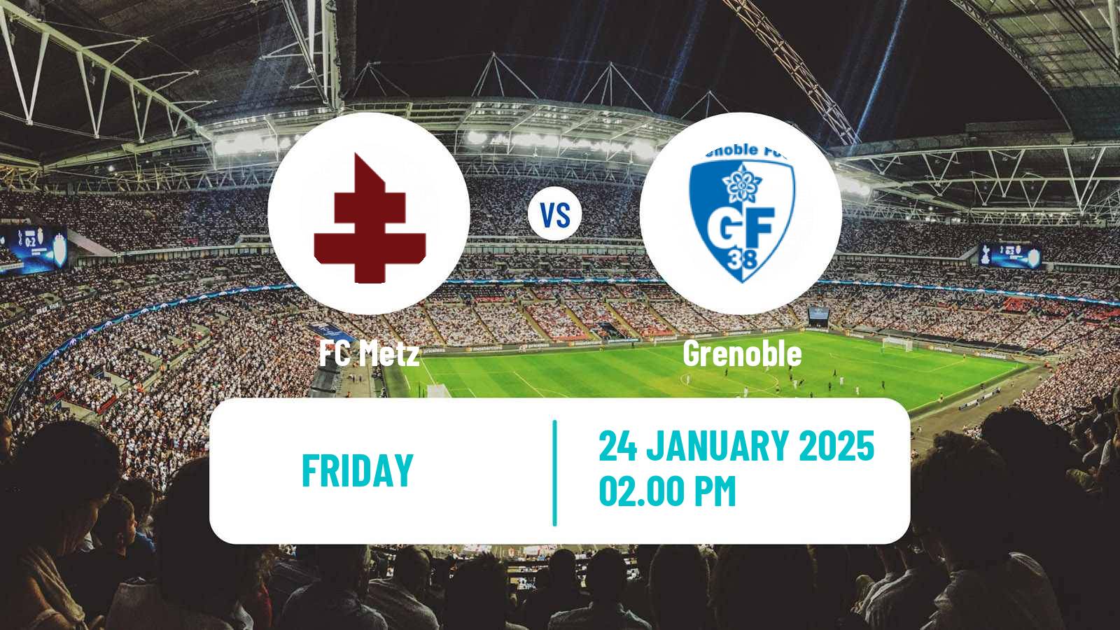 Soccer French Ligue 2 Metz - Grenoble