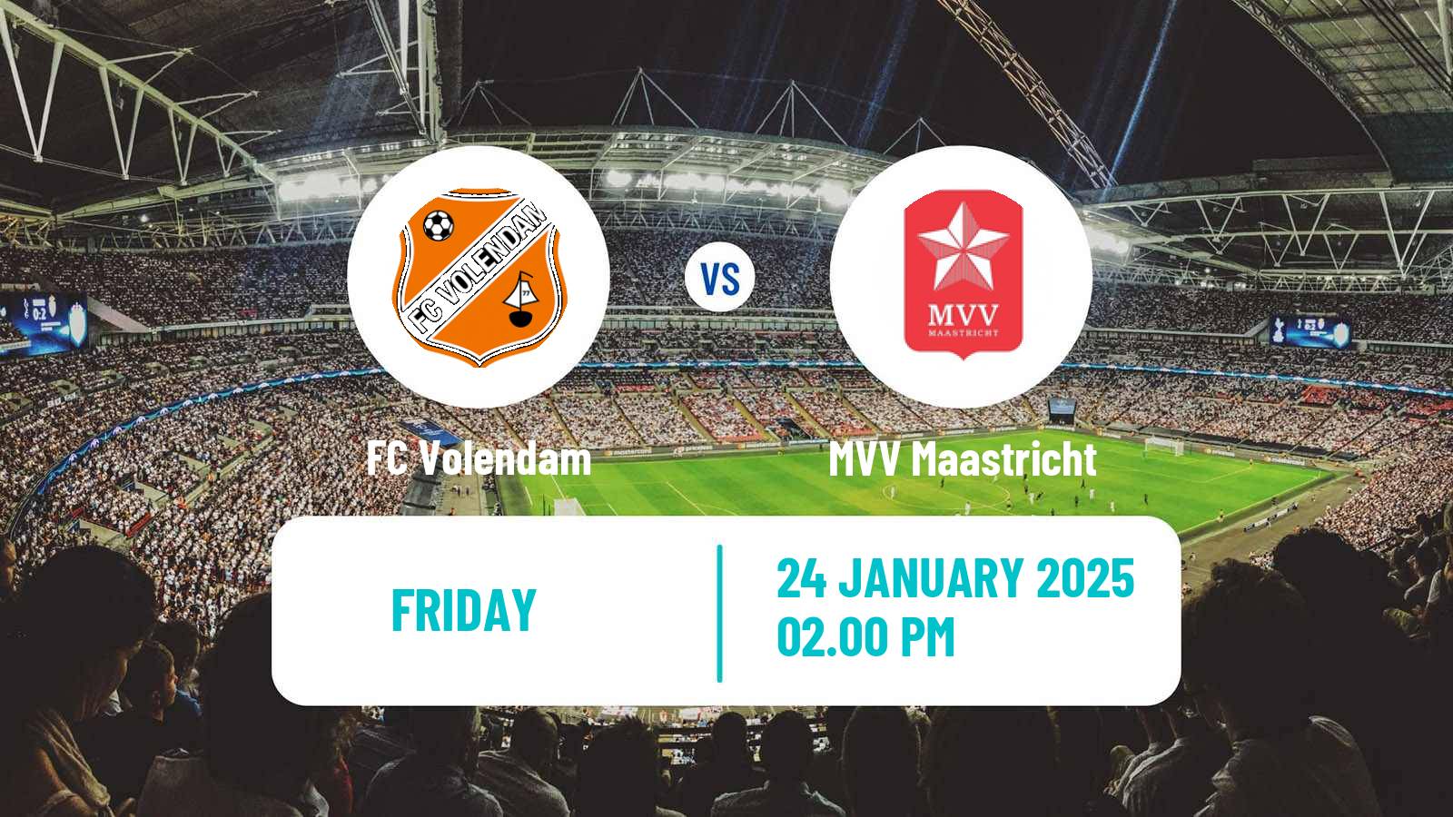 Soccer Dutch Eerste Divisie Volendam - MVV Maastricht