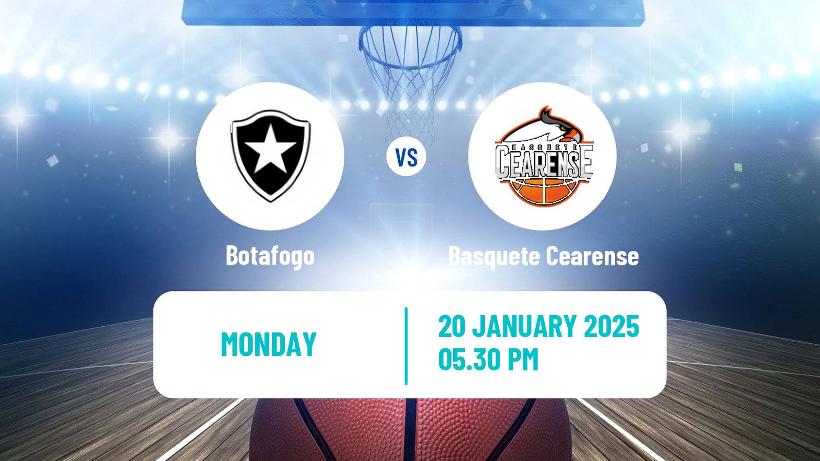 Basketball Brazilian NBB Botafogo - Basquete Cearense