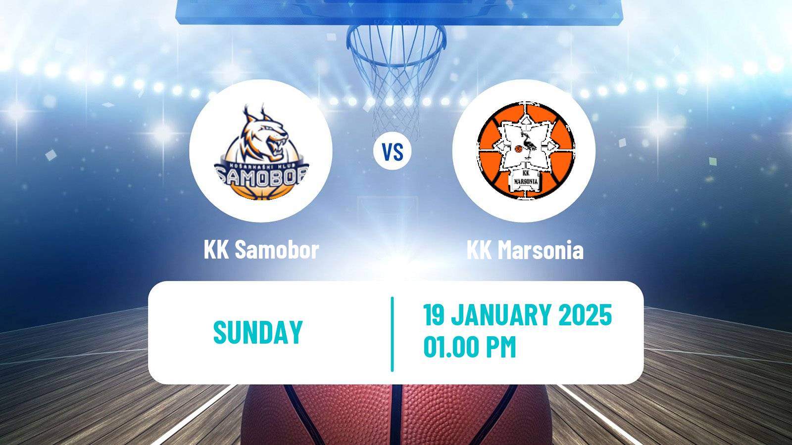 Basketball Croatian Prva Liga Basketball Samobor - Marsonia