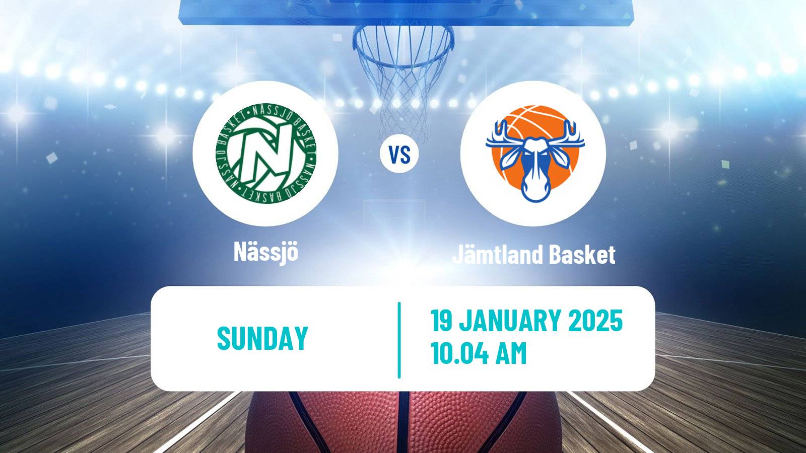 Basketball Swedish Basketligan Nässjö - Jämtland Basket