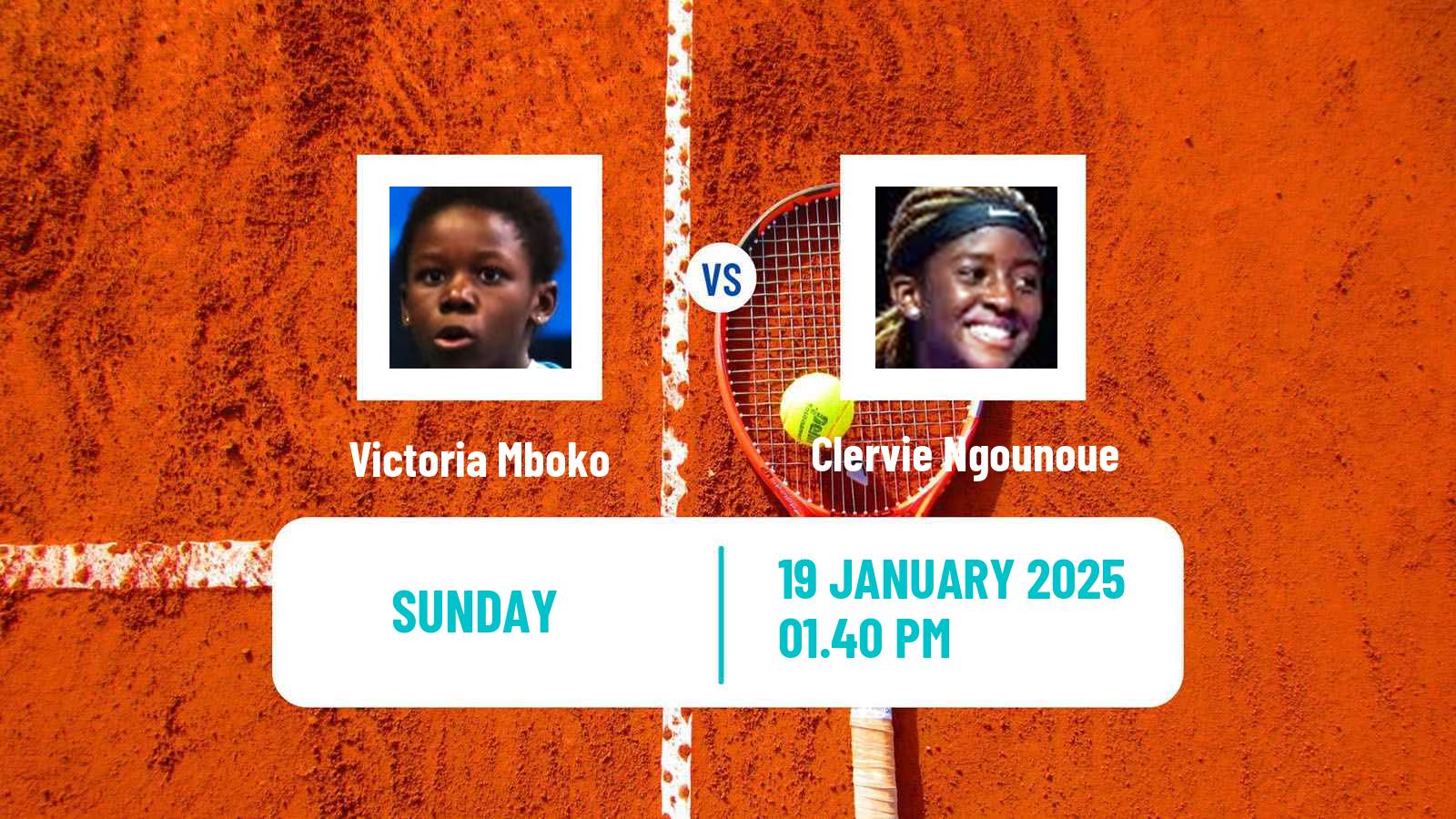 Tennis ITF W35 Petit Bourg Women Victoria Mboko - Clervie Ngounoue