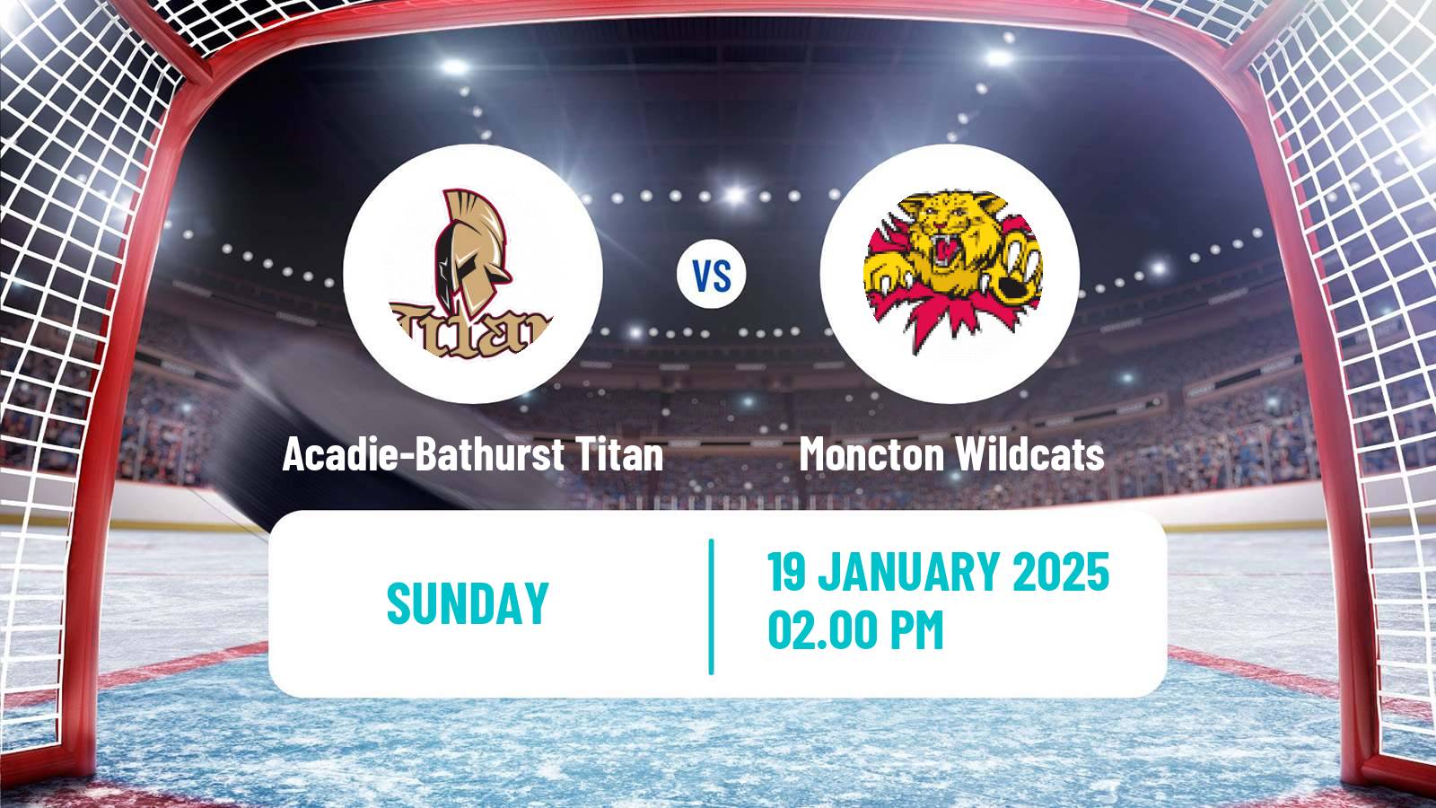 Hockey QMJHL Acadie-Bathurst Titan - Moncton Wildcats