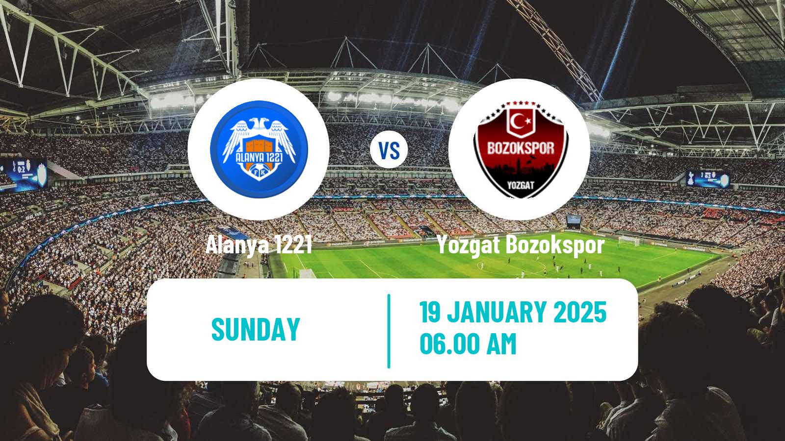 Soccer Turkish 3 Lig Group 3 Alanya 1221 - Yozgat Bozokspor