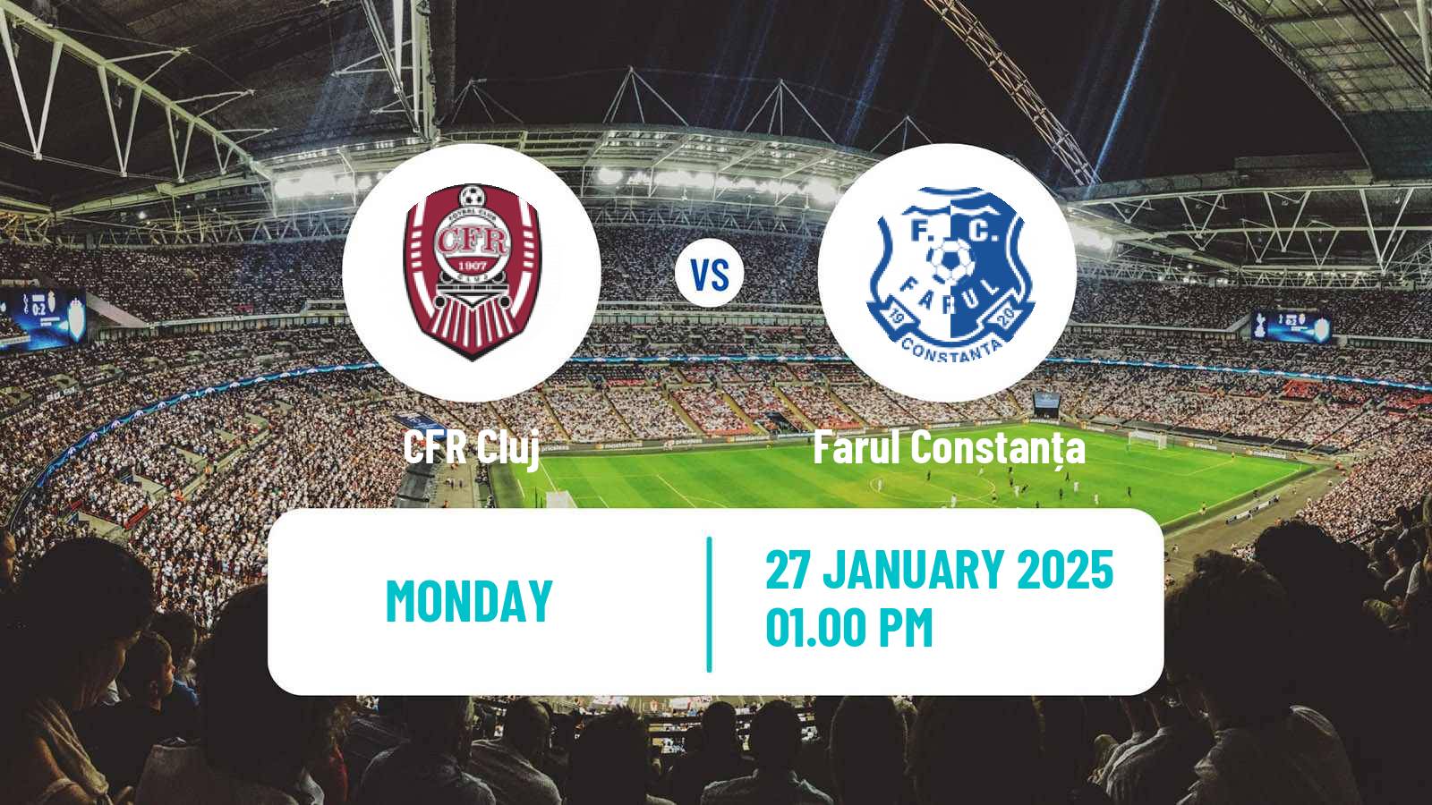 Soccer Romanian Liga 1 CFR Cluj - Farul Constanța