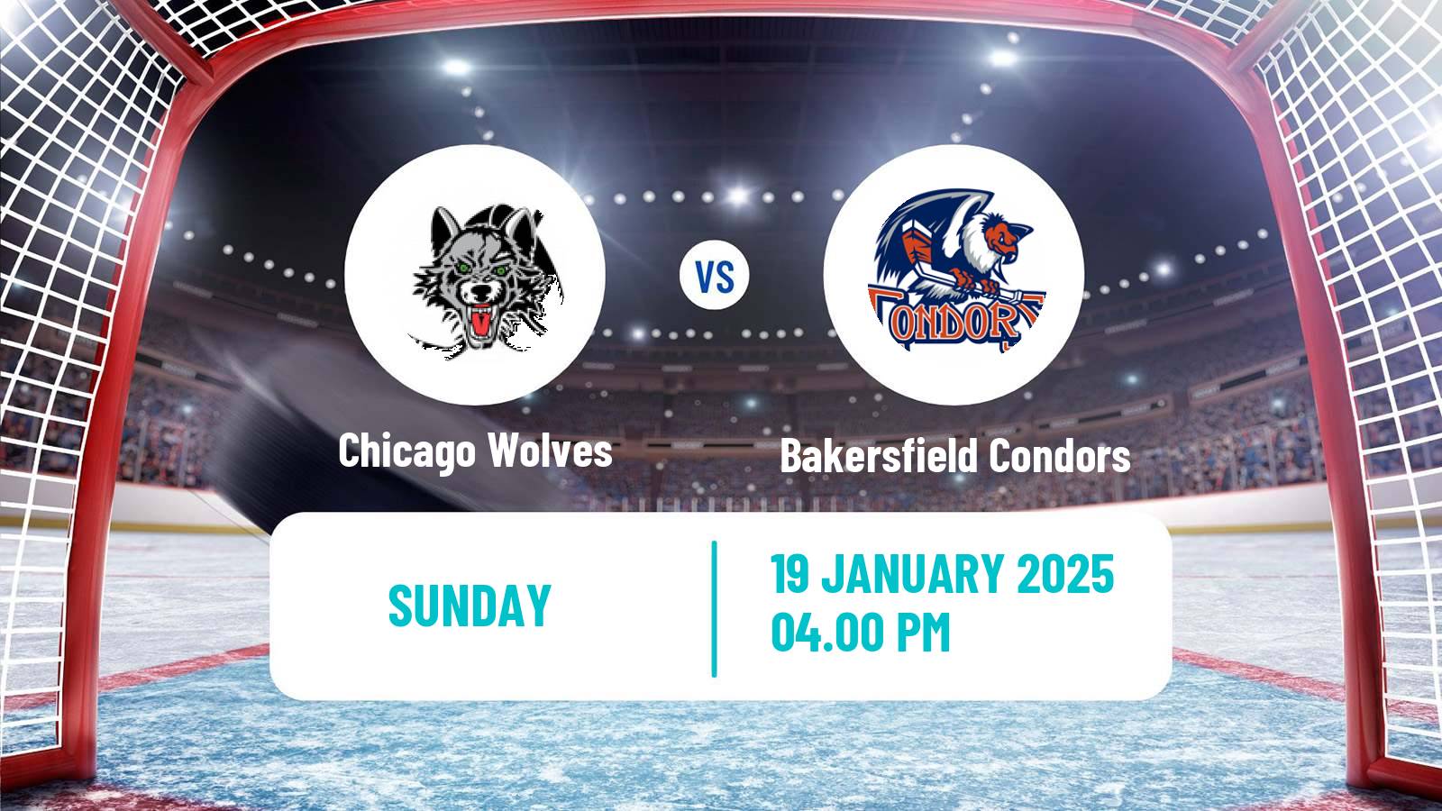 Hockey AHL Chicago Wolves - Bakersfield Condors