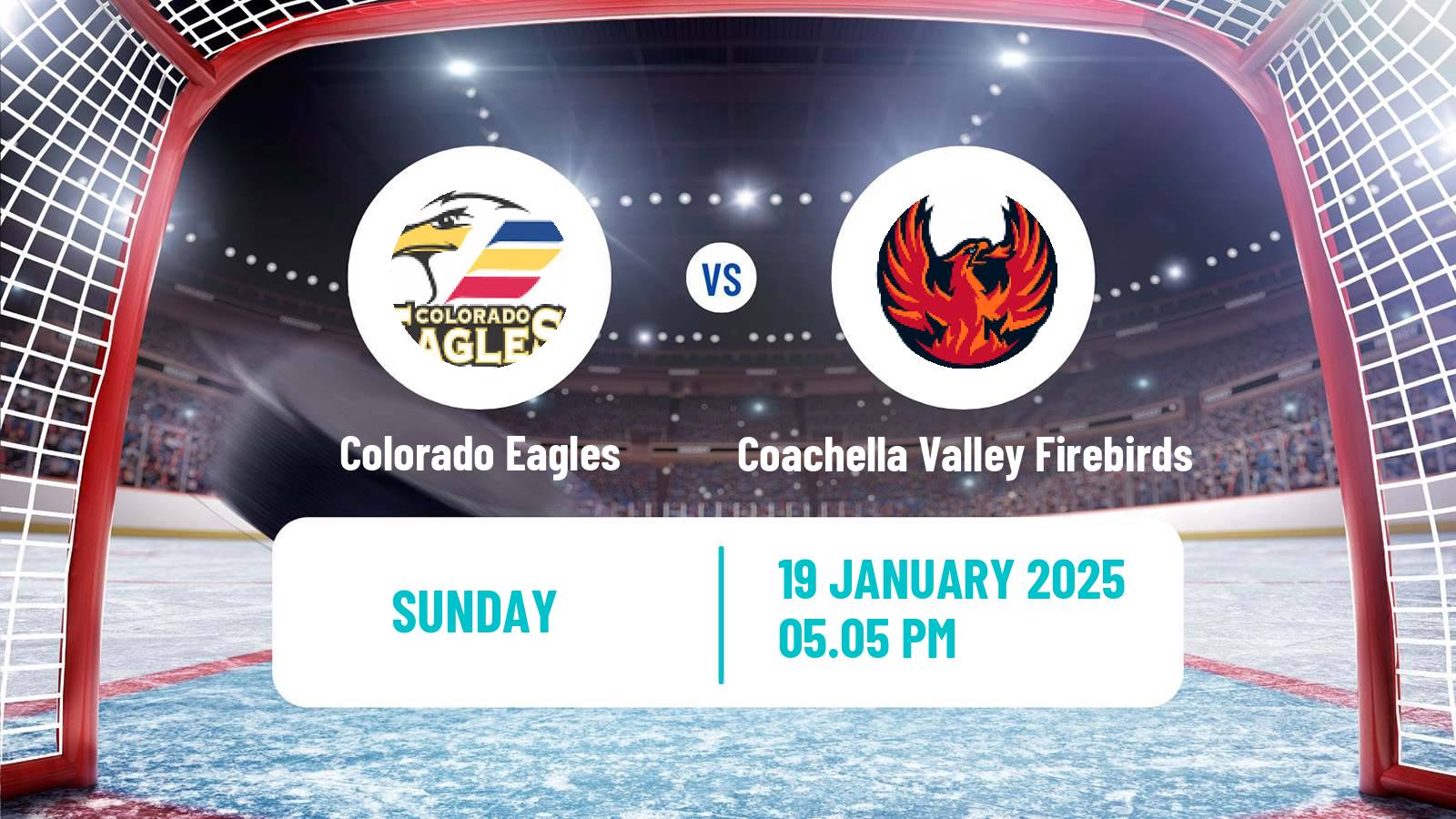 Hockey AHL Colorado Eagles - Coachella Valley Firebirds