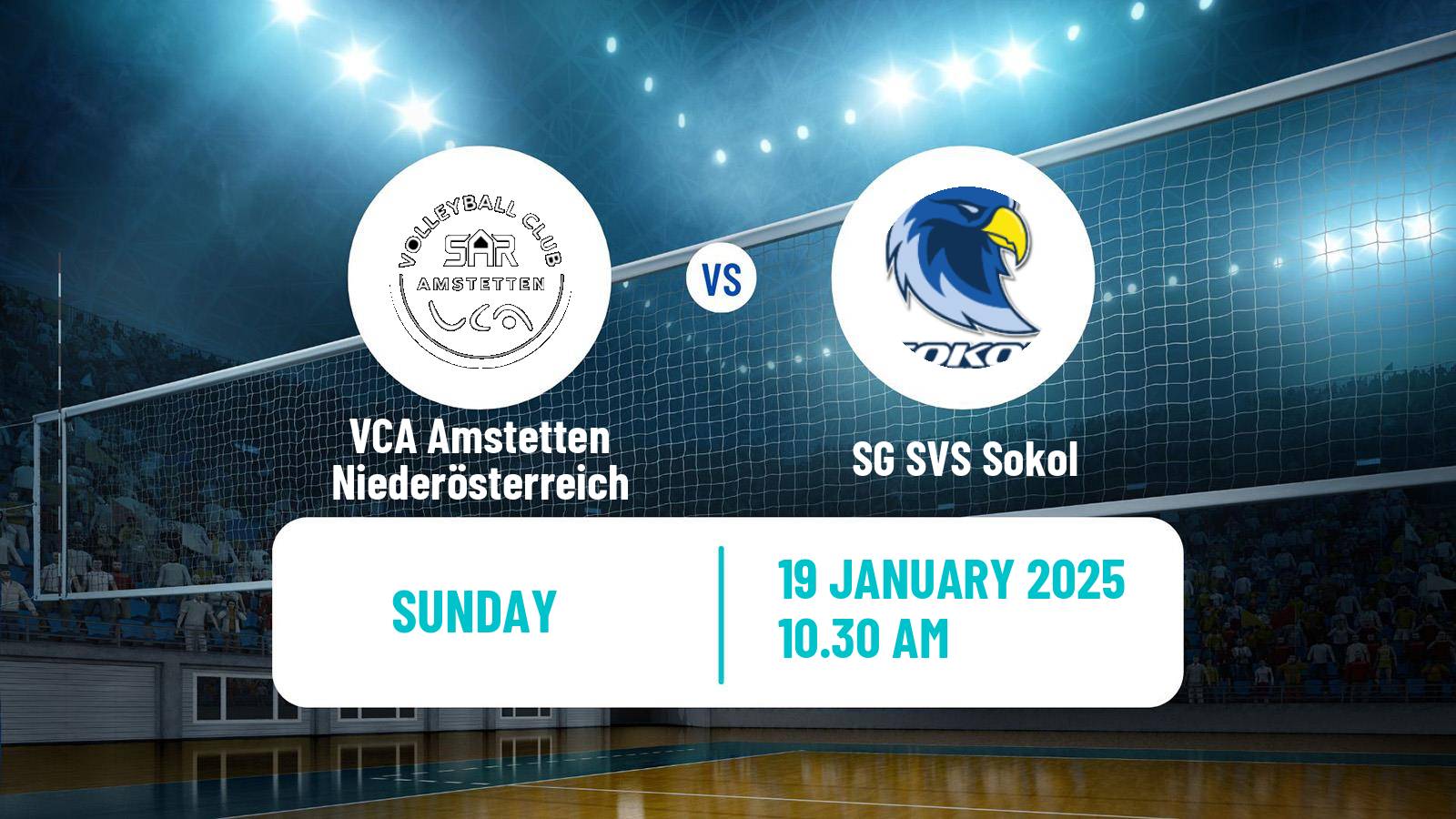 Volleyball Austrian Volley League VCA Amstetten Niederösterreich - SG SVS Sokol