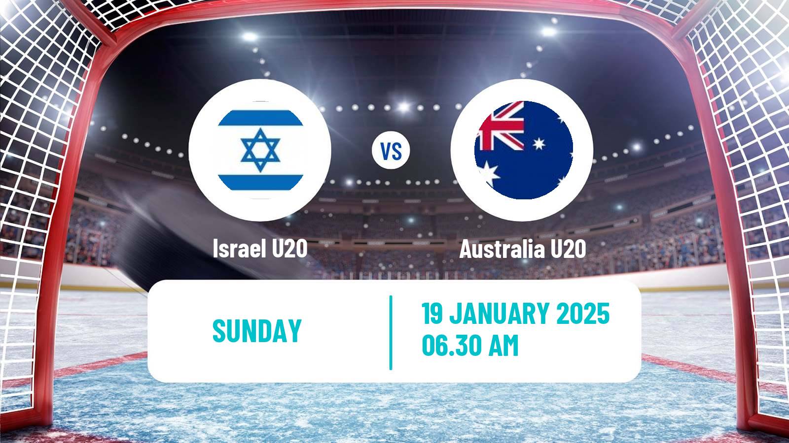 Hockey IIHF World U20 Championship IIB Israel U20 - Australia U20