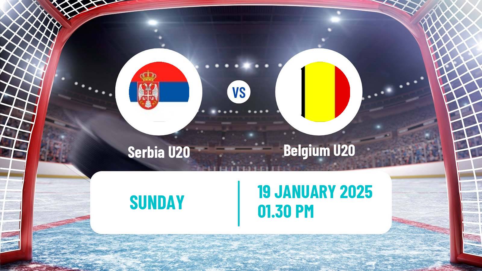 Hockey IIHF World U20 Championship IIB Serbia U20 - Belgium U20