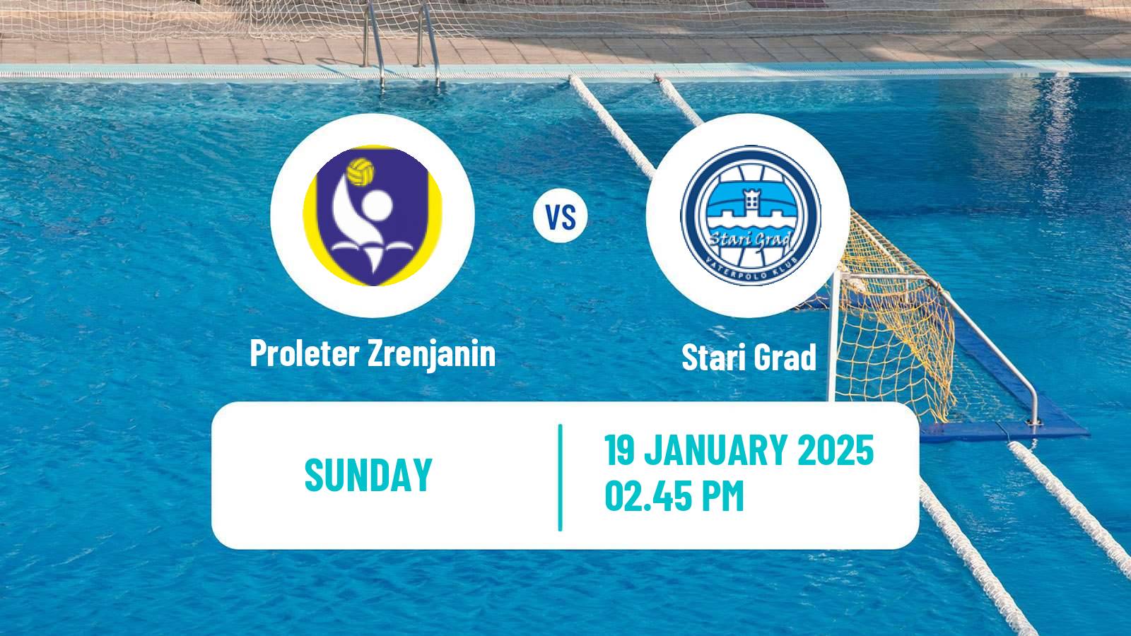 Water polo Serbian Super Liga Water Polo Proleter Zrenjanin - Stari Grad