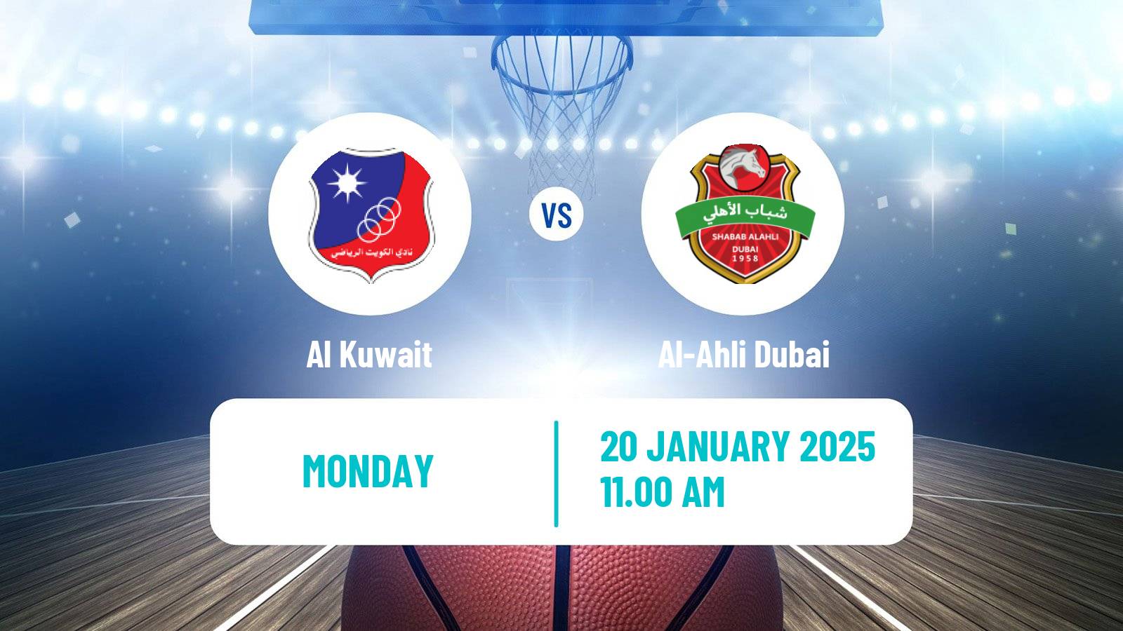 Basketball WASL Basketball Al Kuwait - Al-Ahli Dubai