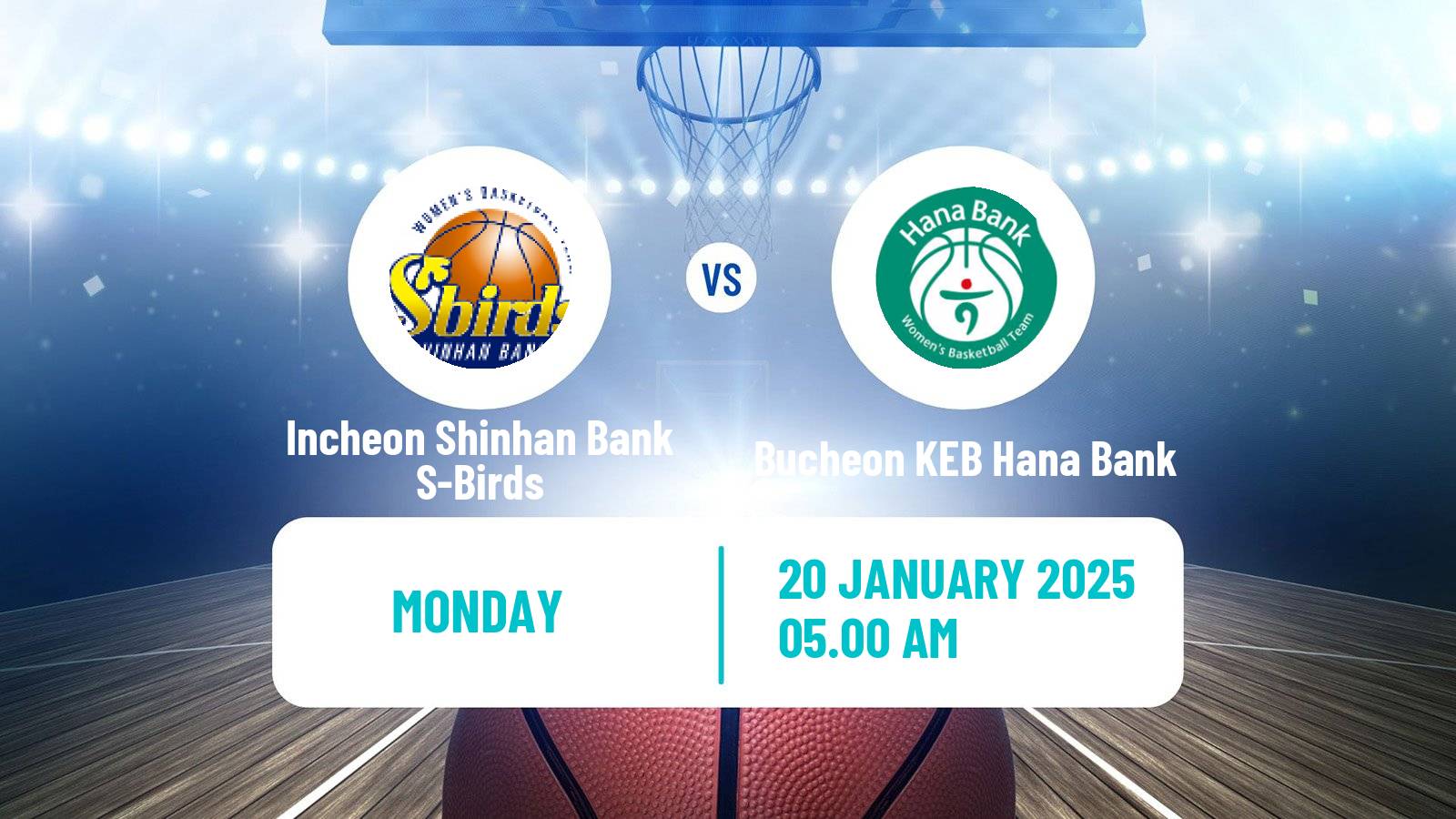 Basketball WKBL Incheon Shinhan Bank S-Birds - Bucheon KEB Hana Bank