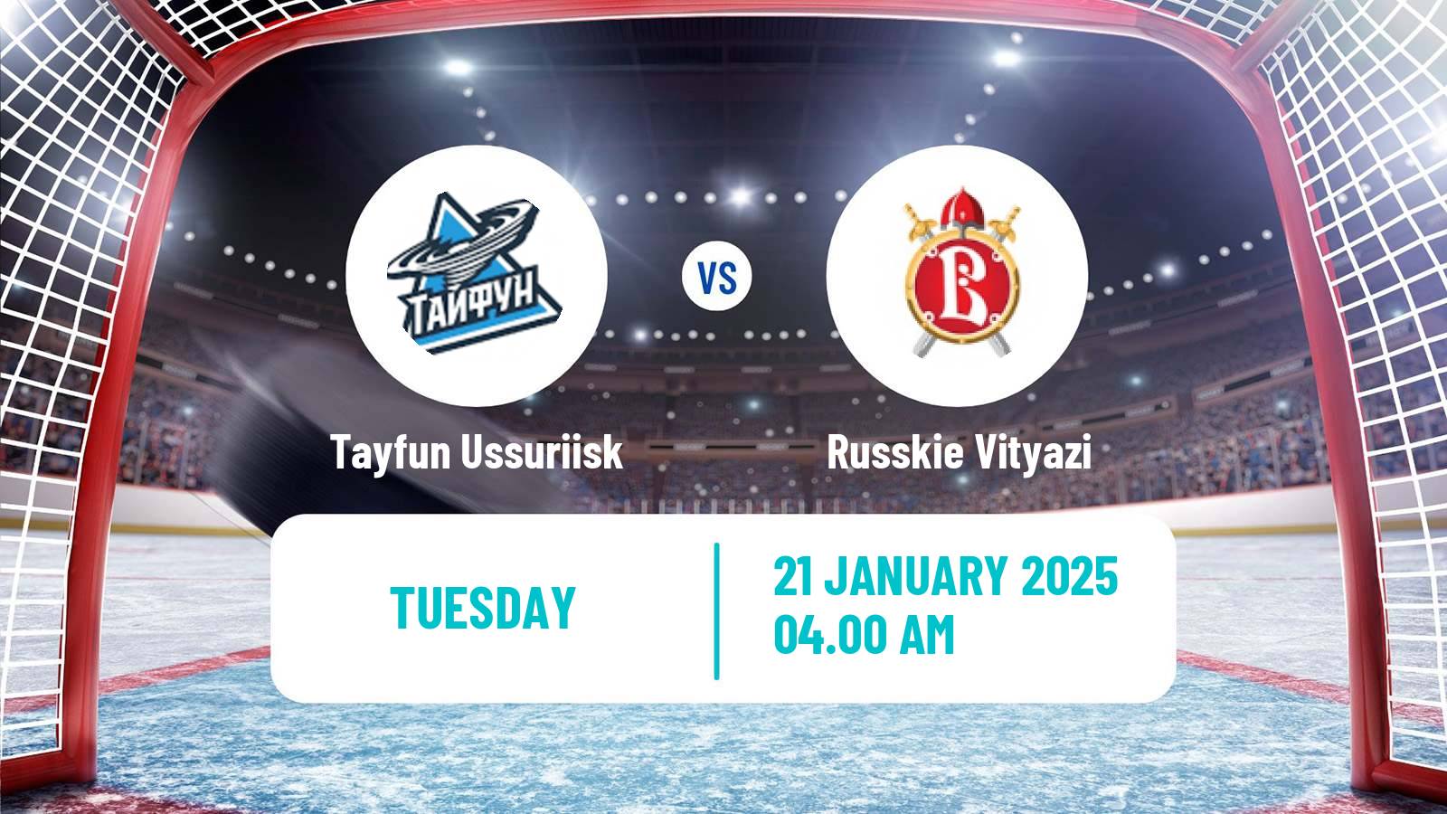 Hockey MHL Tayfun Ussuriisk - Russkie Vityazi